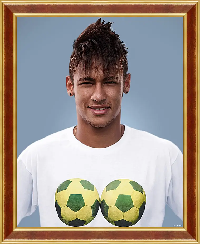 Картина в раме - Неймар. Neymar