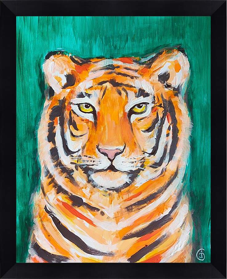Картина в раме - Тигр 2