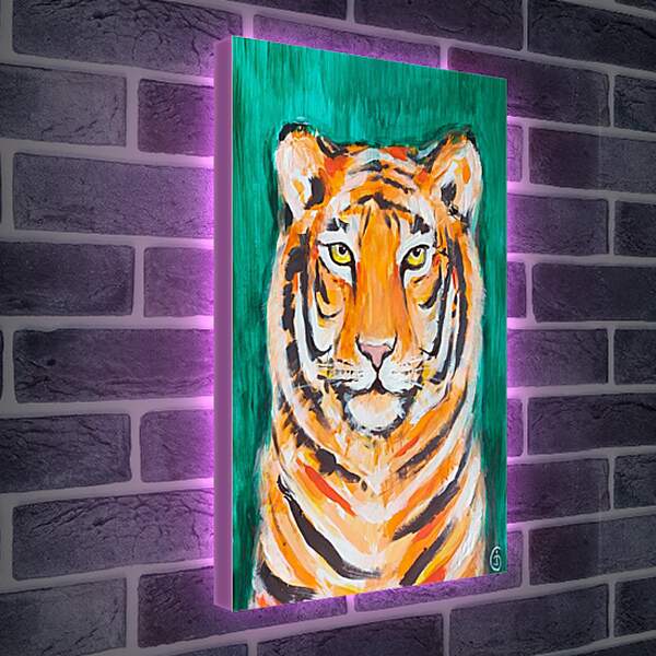 Лайтбокс световая панель - Тигр 2
