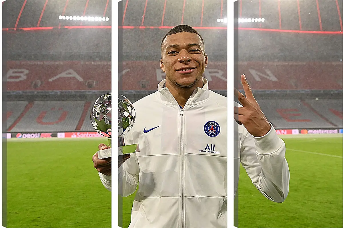 Модульная картина - Килиан Мбаппе. Kylian Mbappé