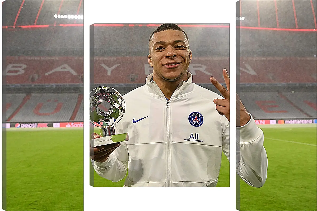 Модульная картина - Килиан Мбаппе. Kylian Mbappé