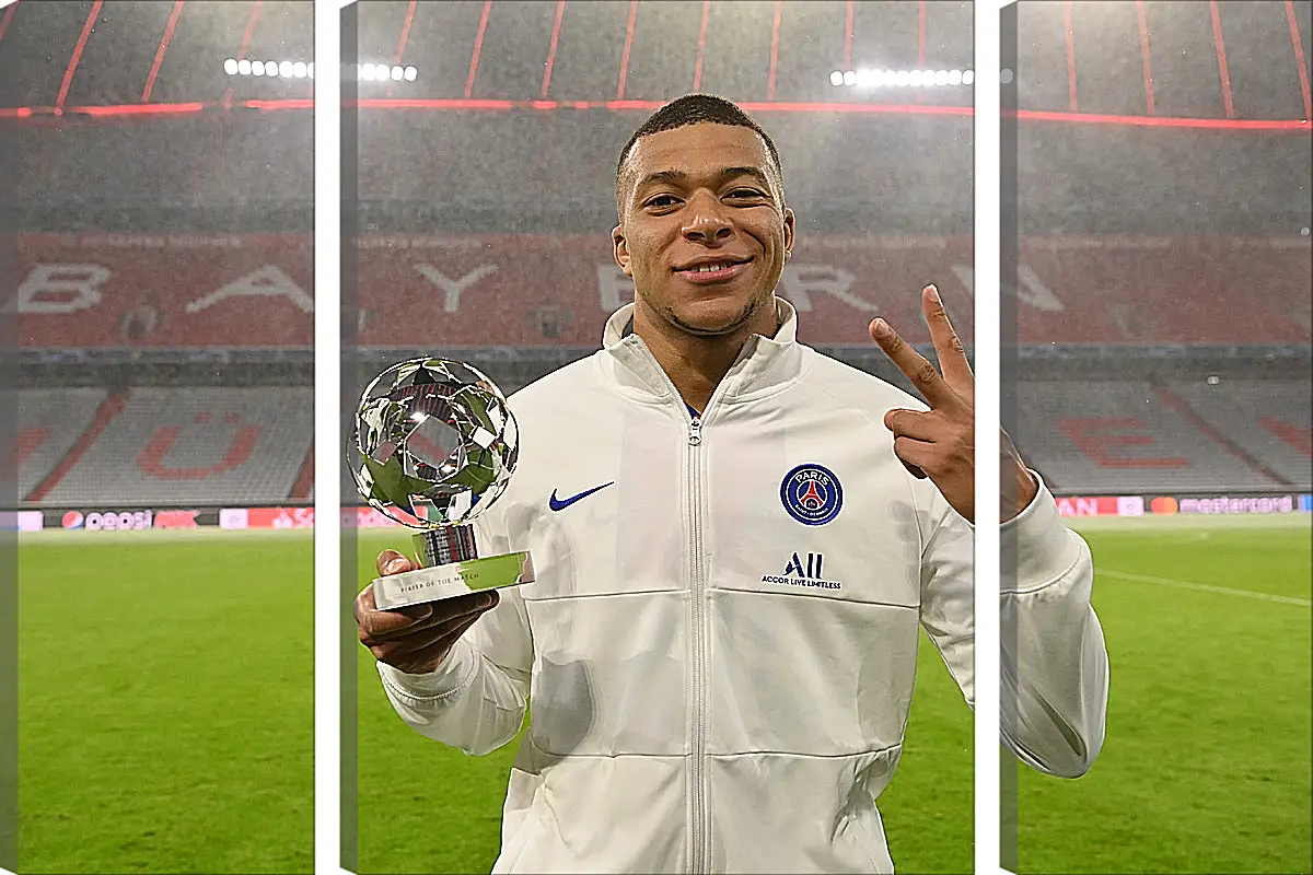 Модульная картина - Килиан Мбаппе. Kylian Mbappé