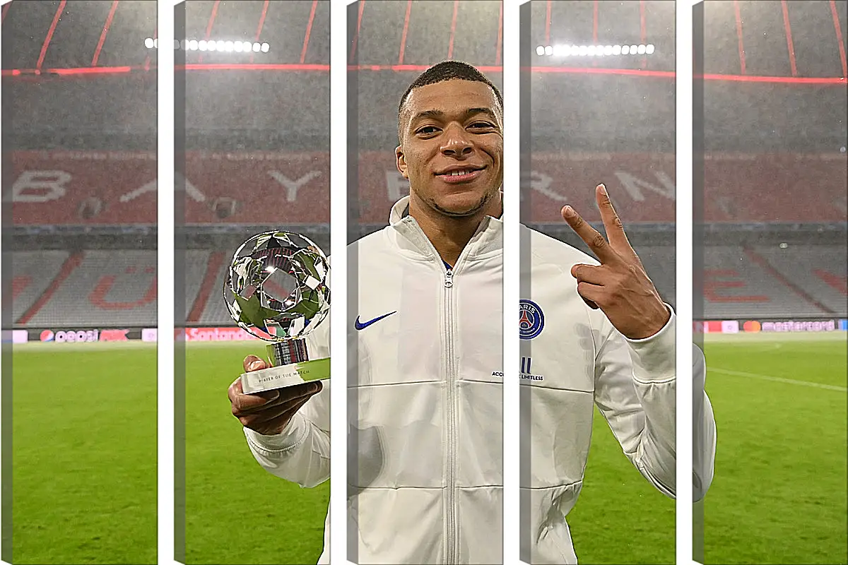 Модульная картина - Килиан Мбаппе. Kylian Mbappé