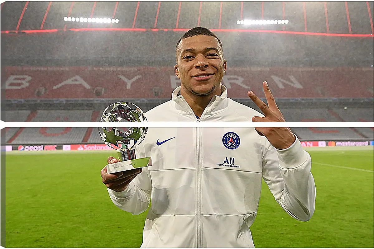 Модульная картина - Килиан Мбаппе. Kylian Mbappé