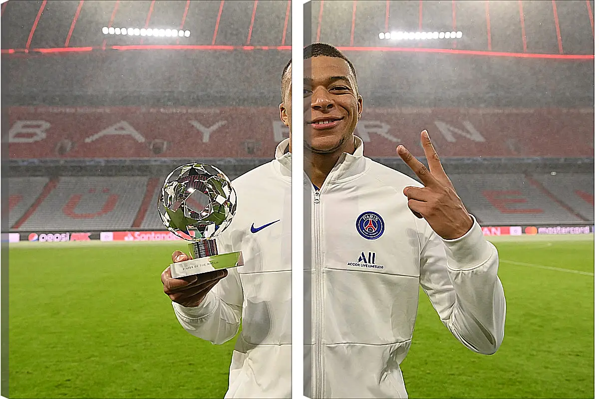 Модульная картина - Килиан Мбаппе. Kylian Mbappé