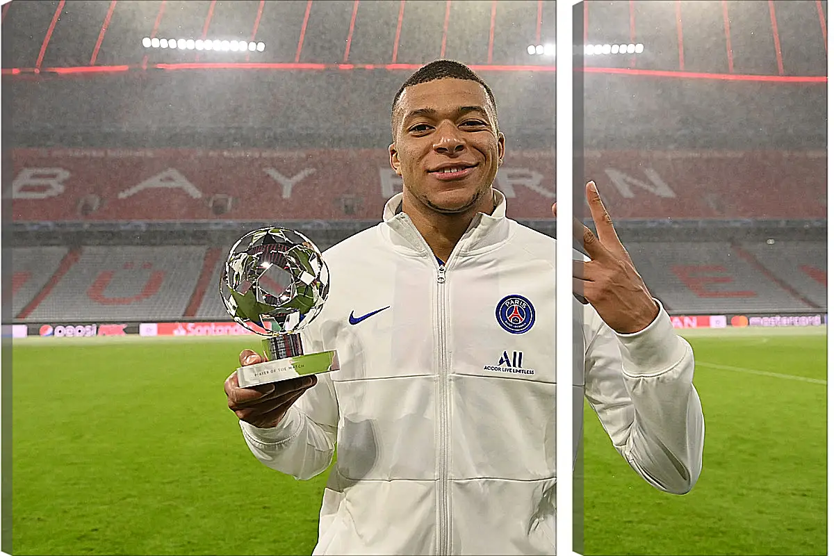 Модульная картина - Килиан Мбаппе. Kylian Mbappé