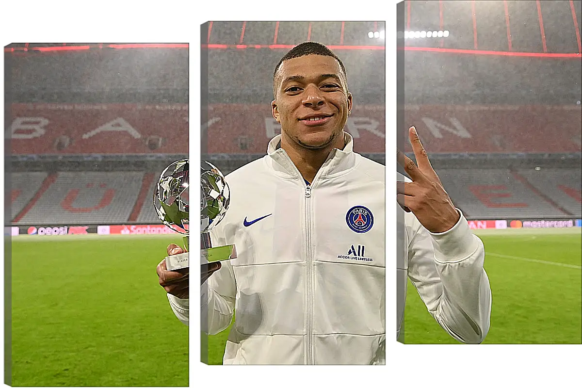 Модульная картина - Килиан Мбаппе. Kylian Mbappé