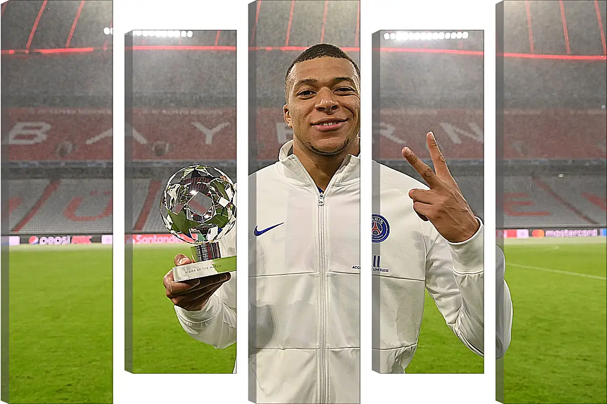 Модульная картина - Килиан Мбаппе. Kylian Mbappé