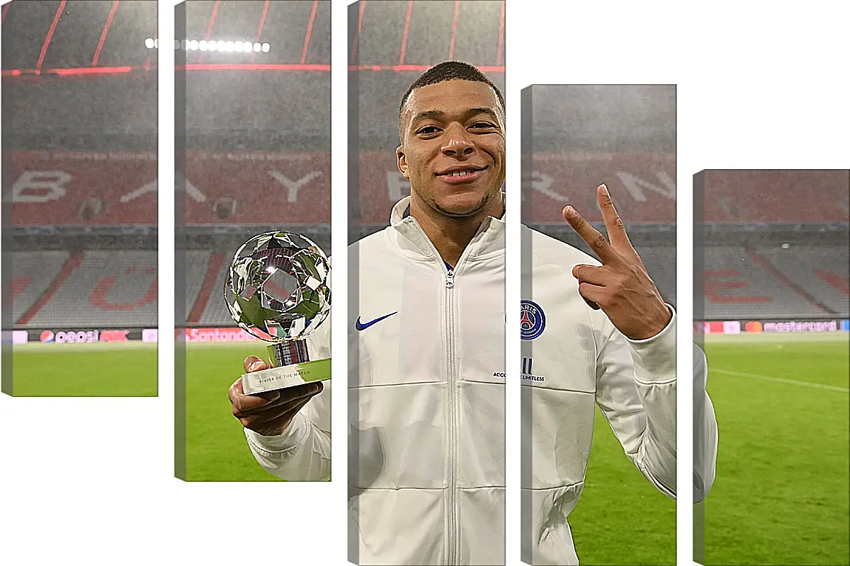 Модульная картина - Килиан Мбаппе. Kylian Mbappé