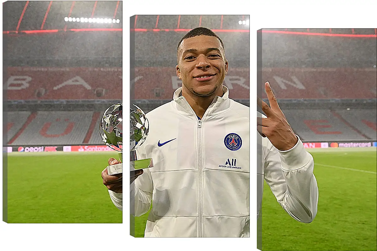 Модульная картина - Килиан Мбаппе. Kylian Mbappé