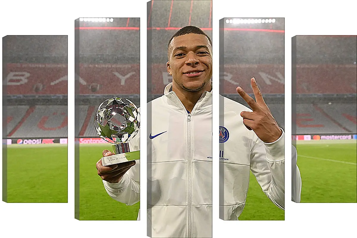 Модульная картина - Килиан Мбаппе. Kylian Mbappé