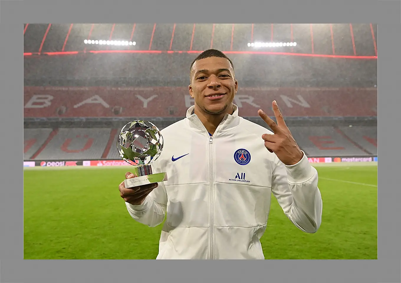 Картина в раме - Килиан Мбаппе. Kylian Mbappé