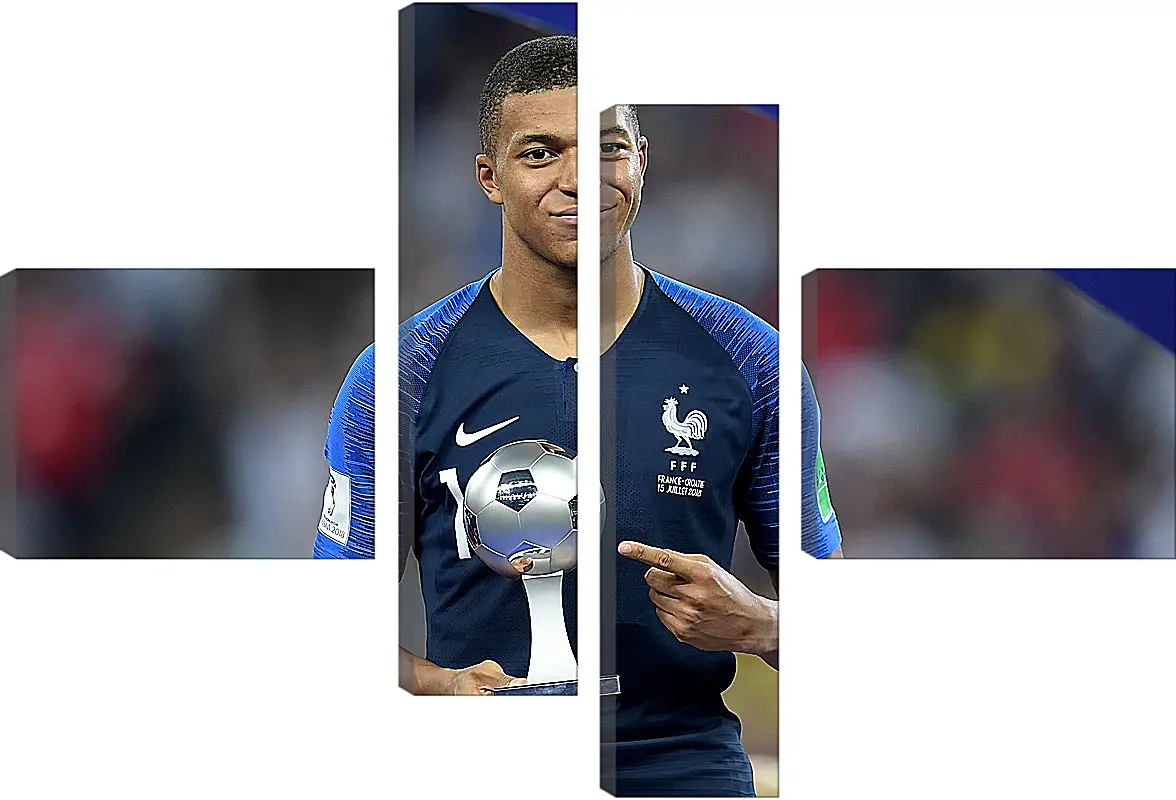 Модульная картина - Килиан Мбаппе. Kylian Mbappé