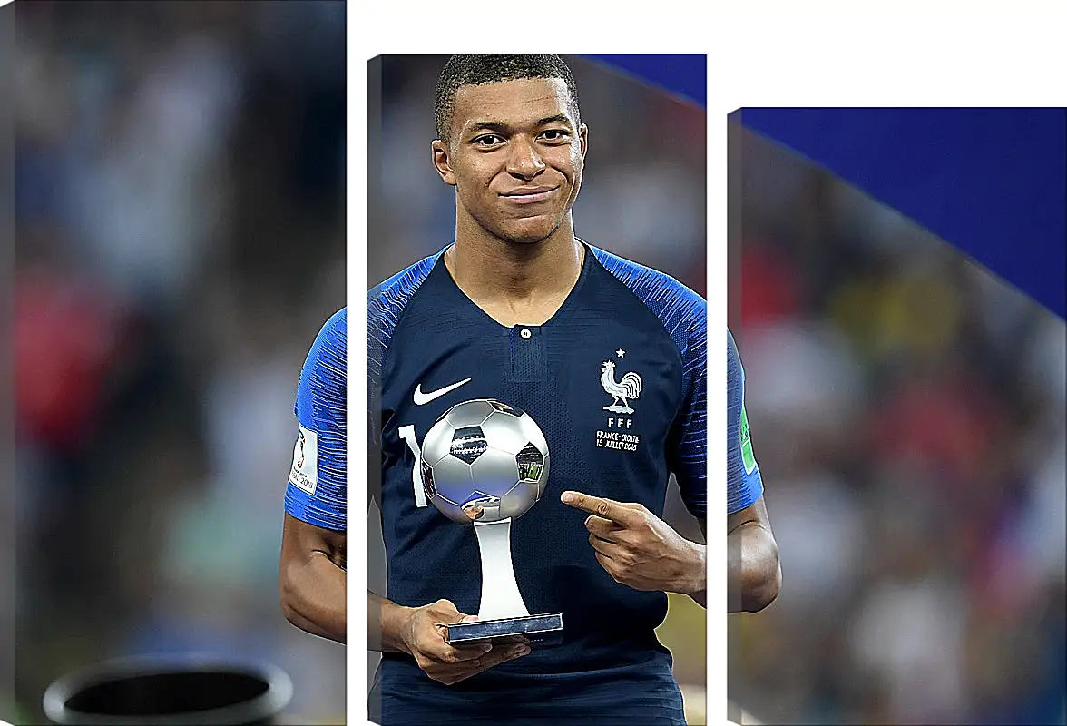 Модульная картина - Килиан Мбаппе. Kylian Mbappé