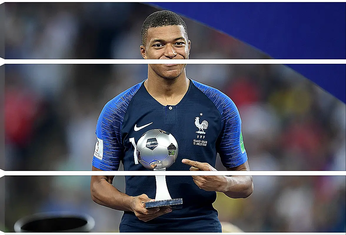 Модульная картина - Килиан Мбаппе. Kylian Mbappé