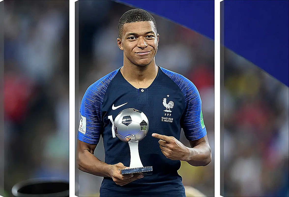 Модульная картина - Килиан Мбаппе. Kylian Mbappé