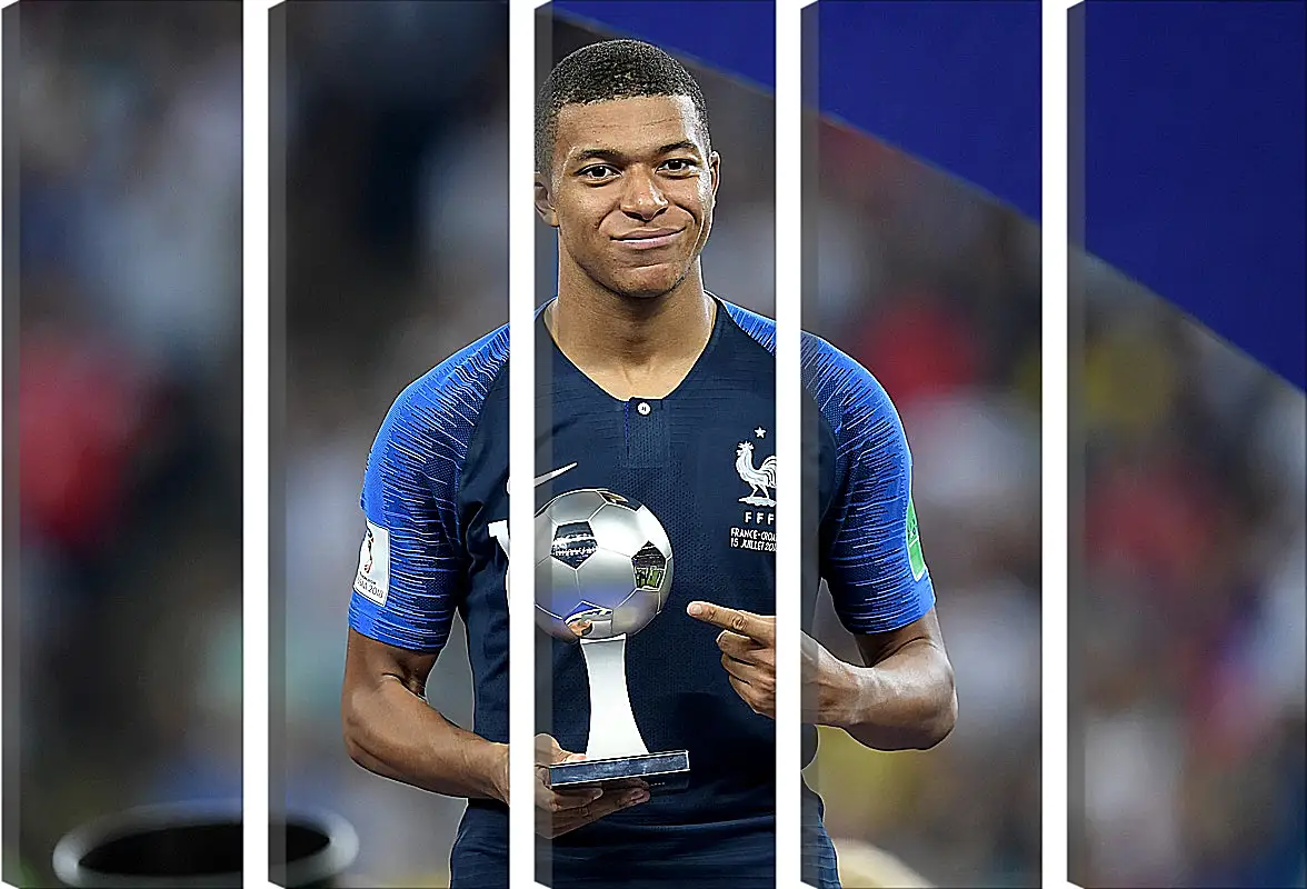 Модульная картина - Килиан Мбаппе. Kylian Mbappé