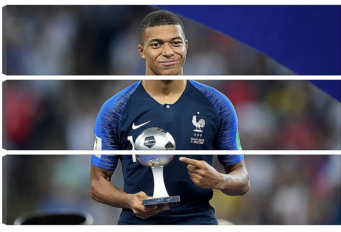 Модульная картина - Килиан Мбаппе. Kylian Mbappé