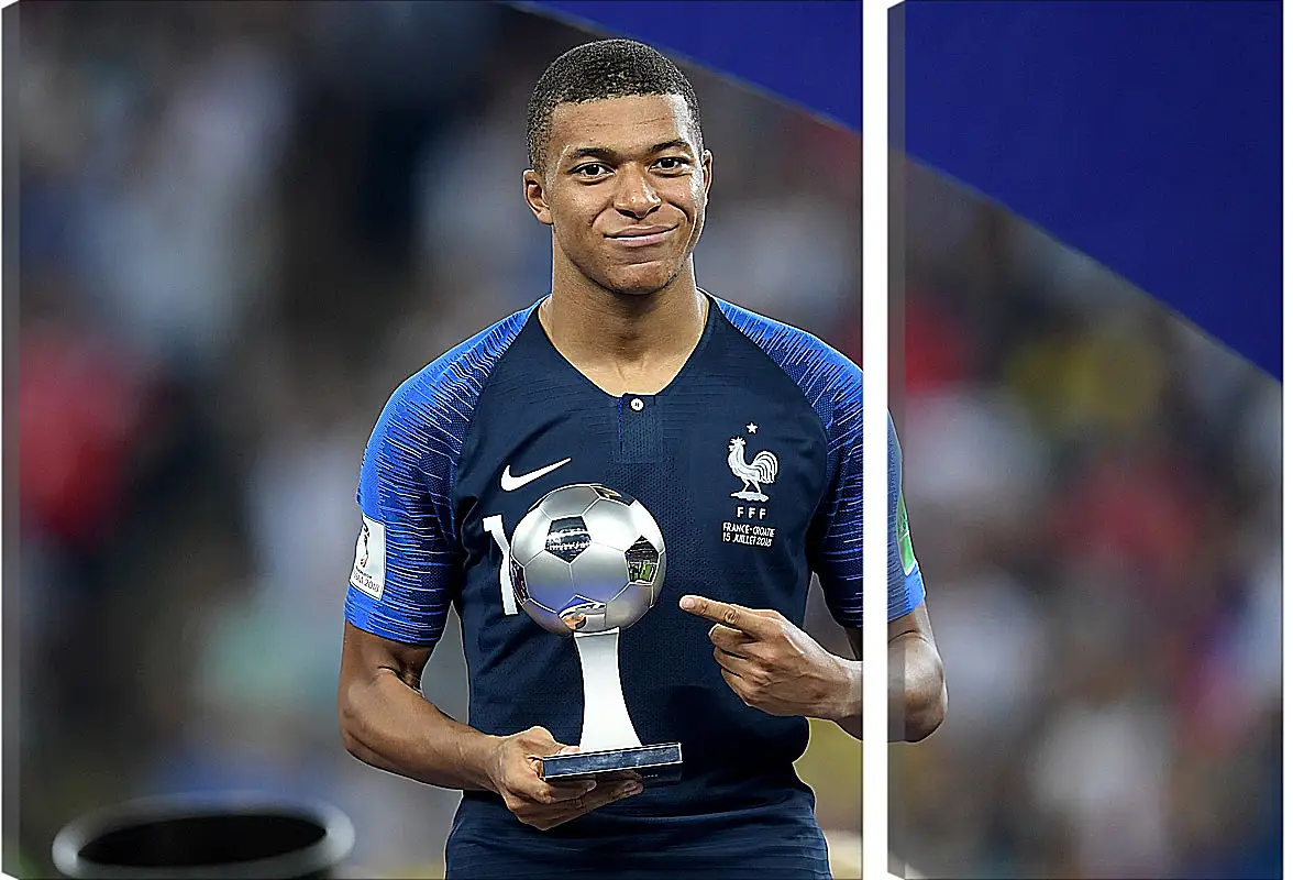 Модульная картина - Килиан Мбаппе. Kylian Mbappé