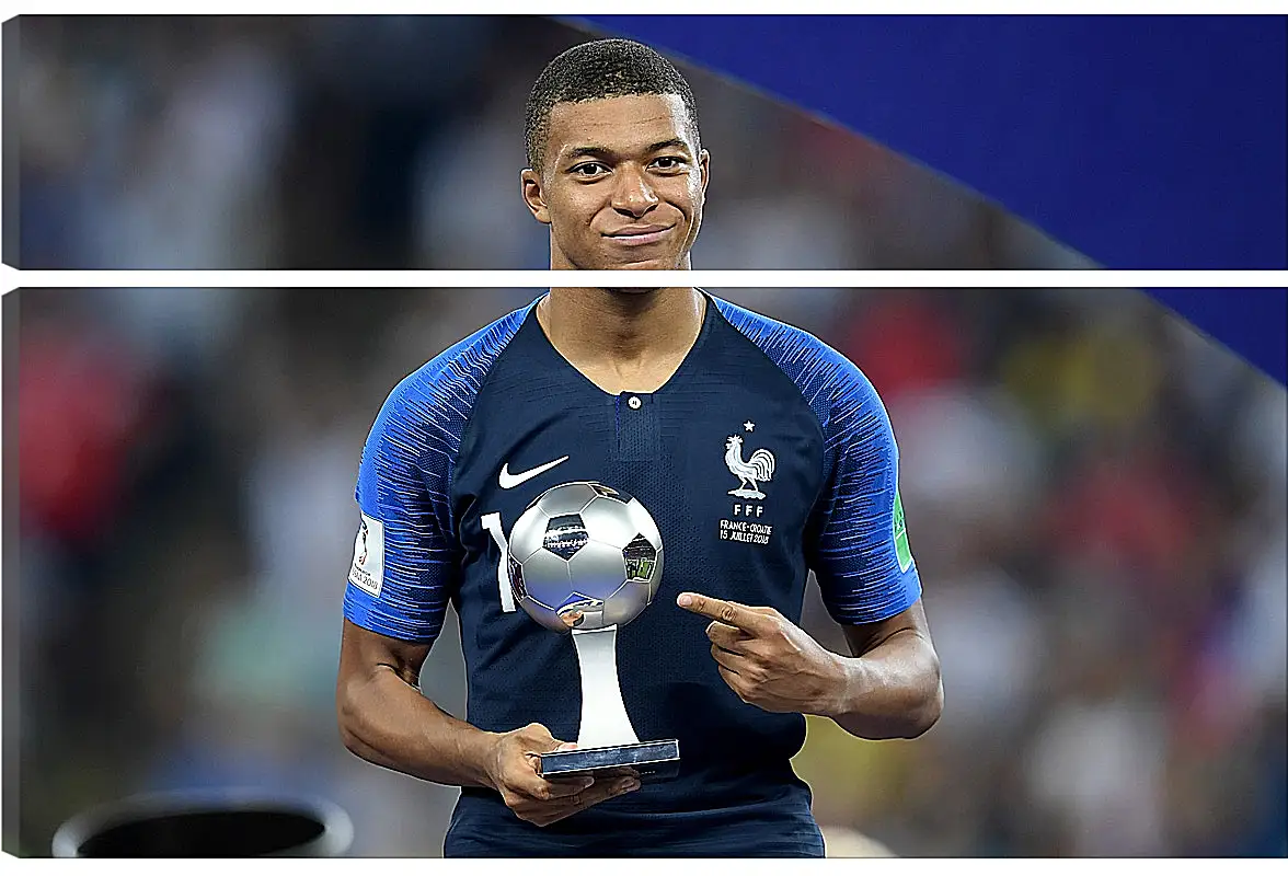 Модульная картина - Килиан Мбаппе. Kylian Mbappé