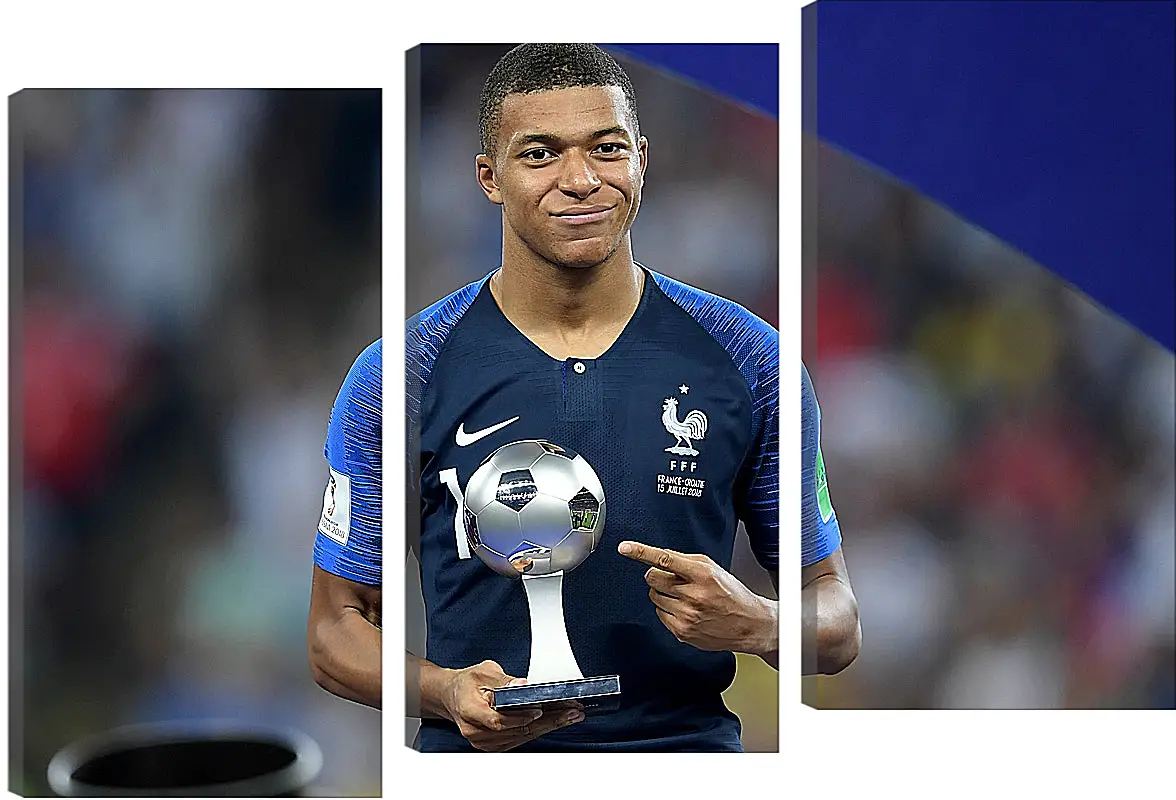 Модульная картина - Килиан Мбаппе. Kylian Mbappé