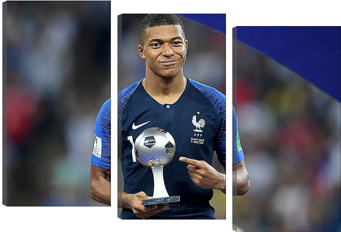 Модульная картина - Килиан Мбаппе. Kylian Mbappé