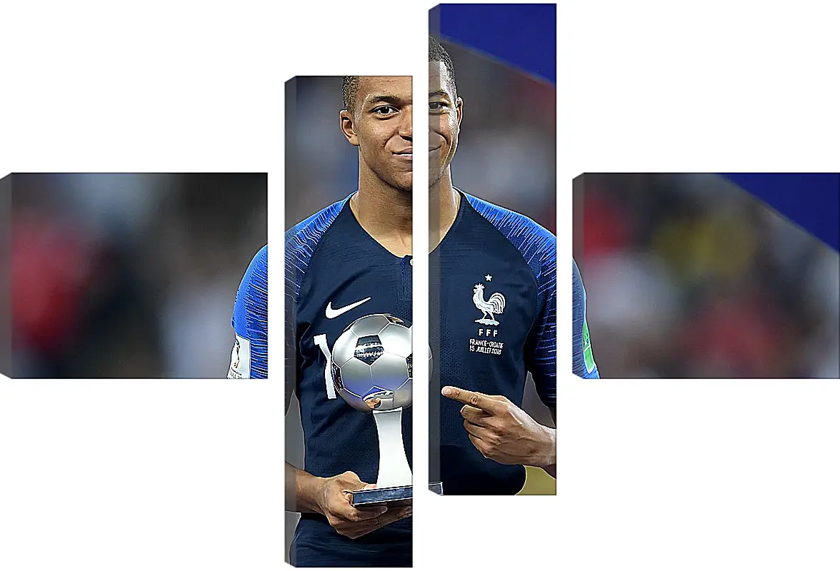 Модульная картина - Килиан Мбаппе. Kylian Mbappé