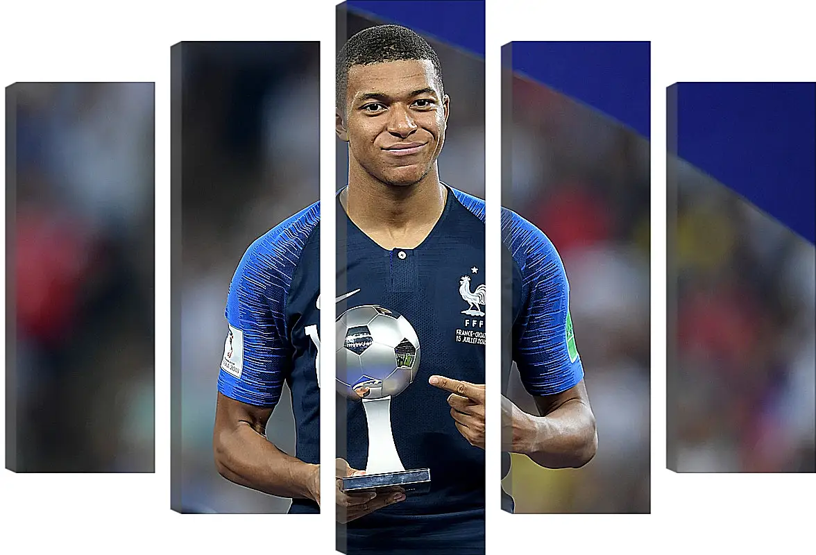 Модульная картина - Килиан Мбаппе. Kylian Mbappé