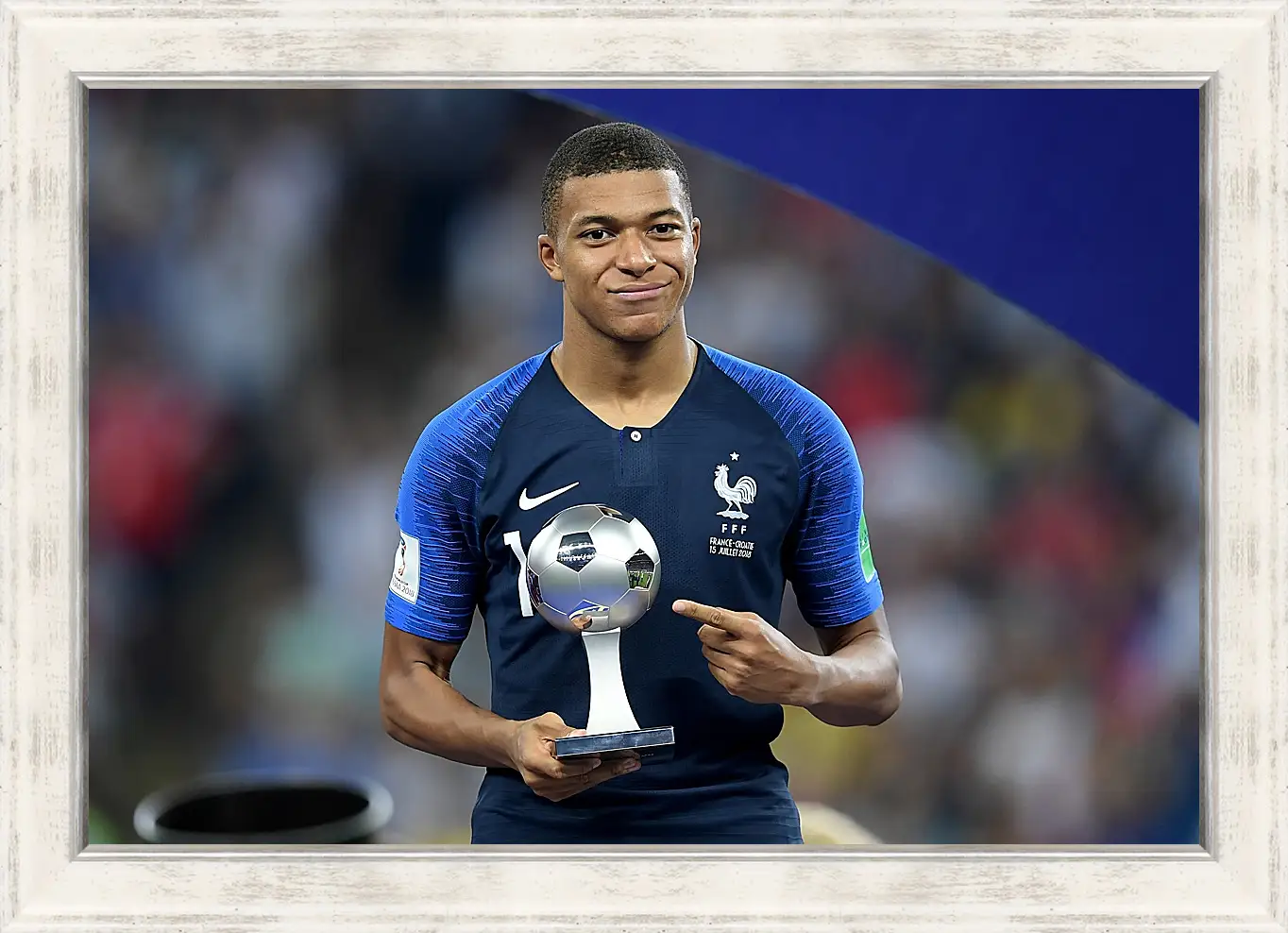 Картина в раме - Килиан Мбаппе. Kylian Mbappé