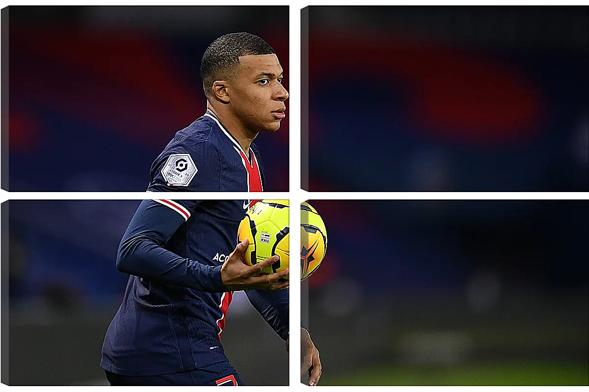 Модульная картина - Килиан Мбаппе. Kylian Mbappé