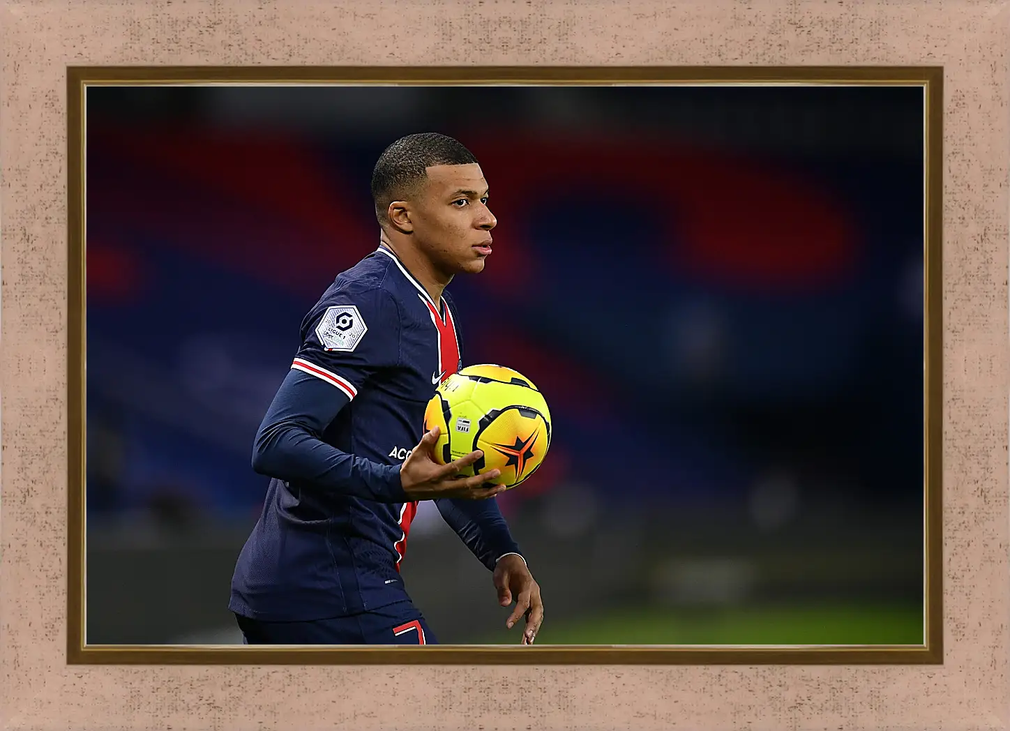 Картина в раме - Килиан Мбаппе. Kylian Mbappé