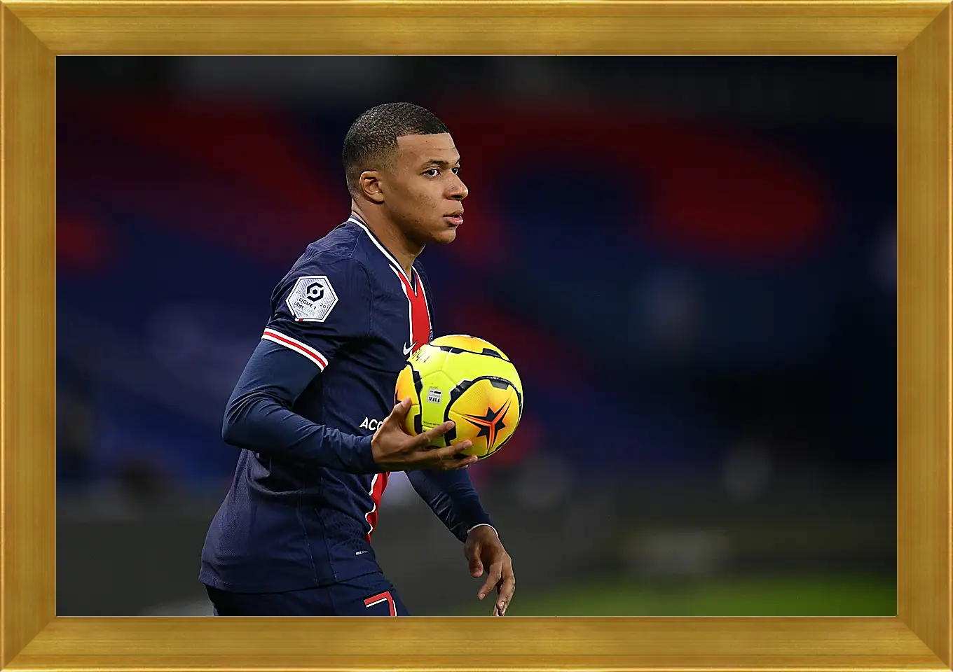 Картина в раме - Килиан Мбаппе. Kylian Mbappé