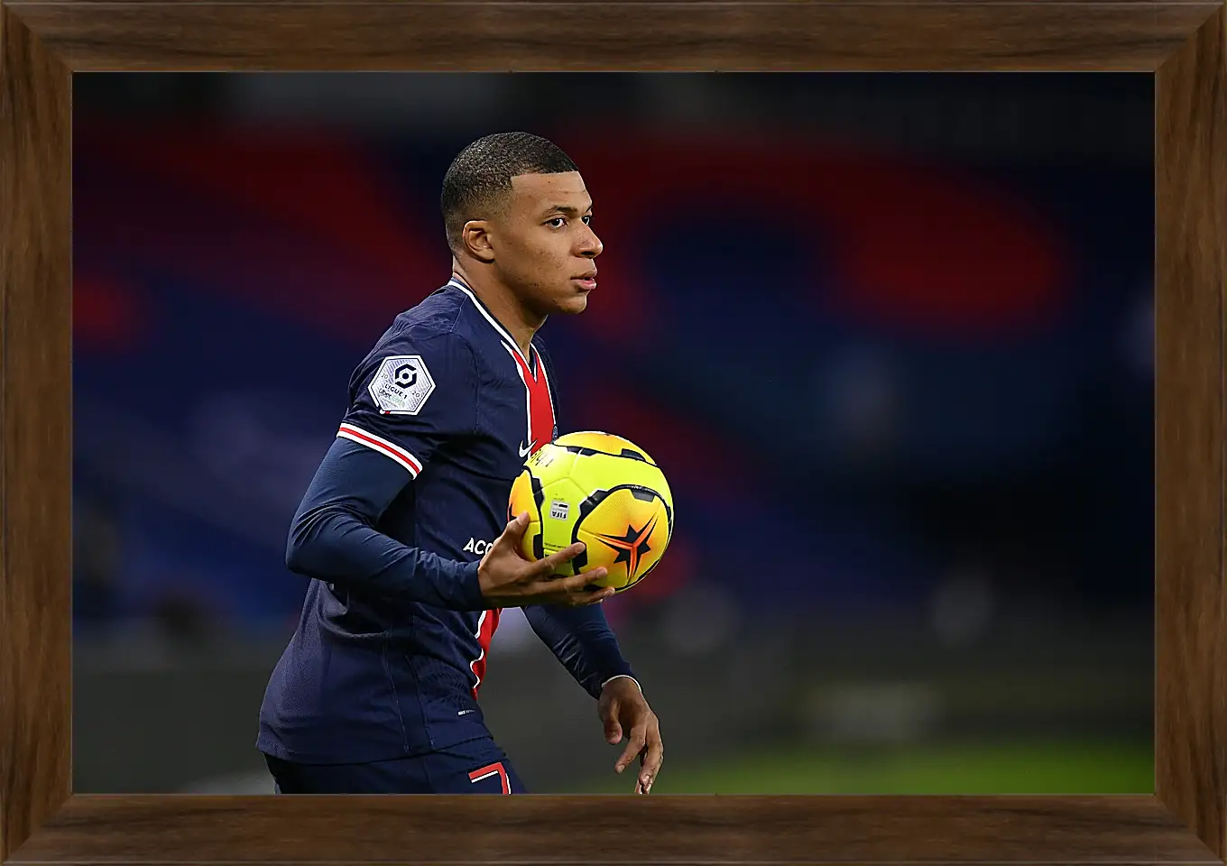 Картина в раме - Килиан Мбаппе. Kylian Mbappé