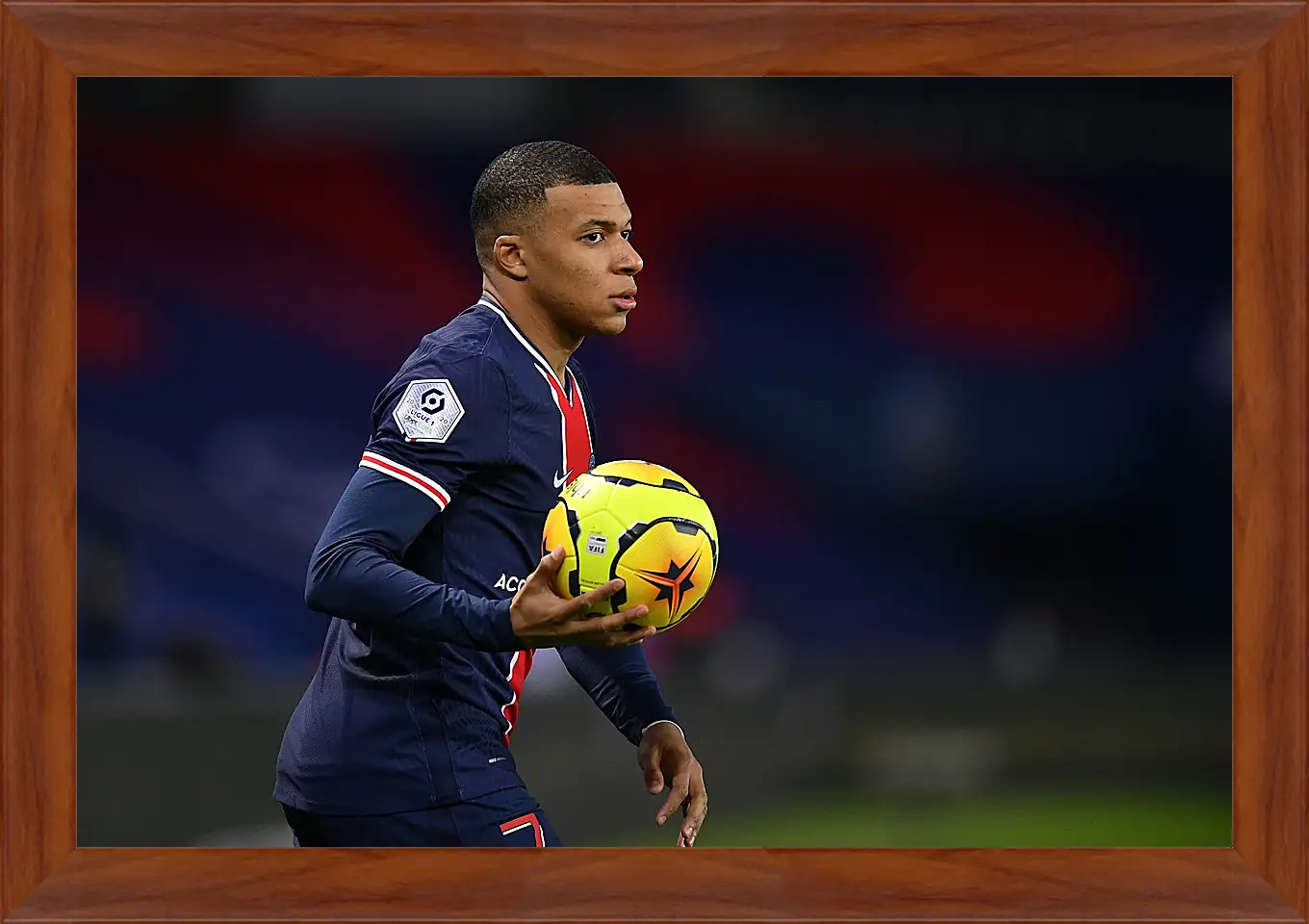 Картина в раме - Килиан Мбаппе. Kylian Mbappé