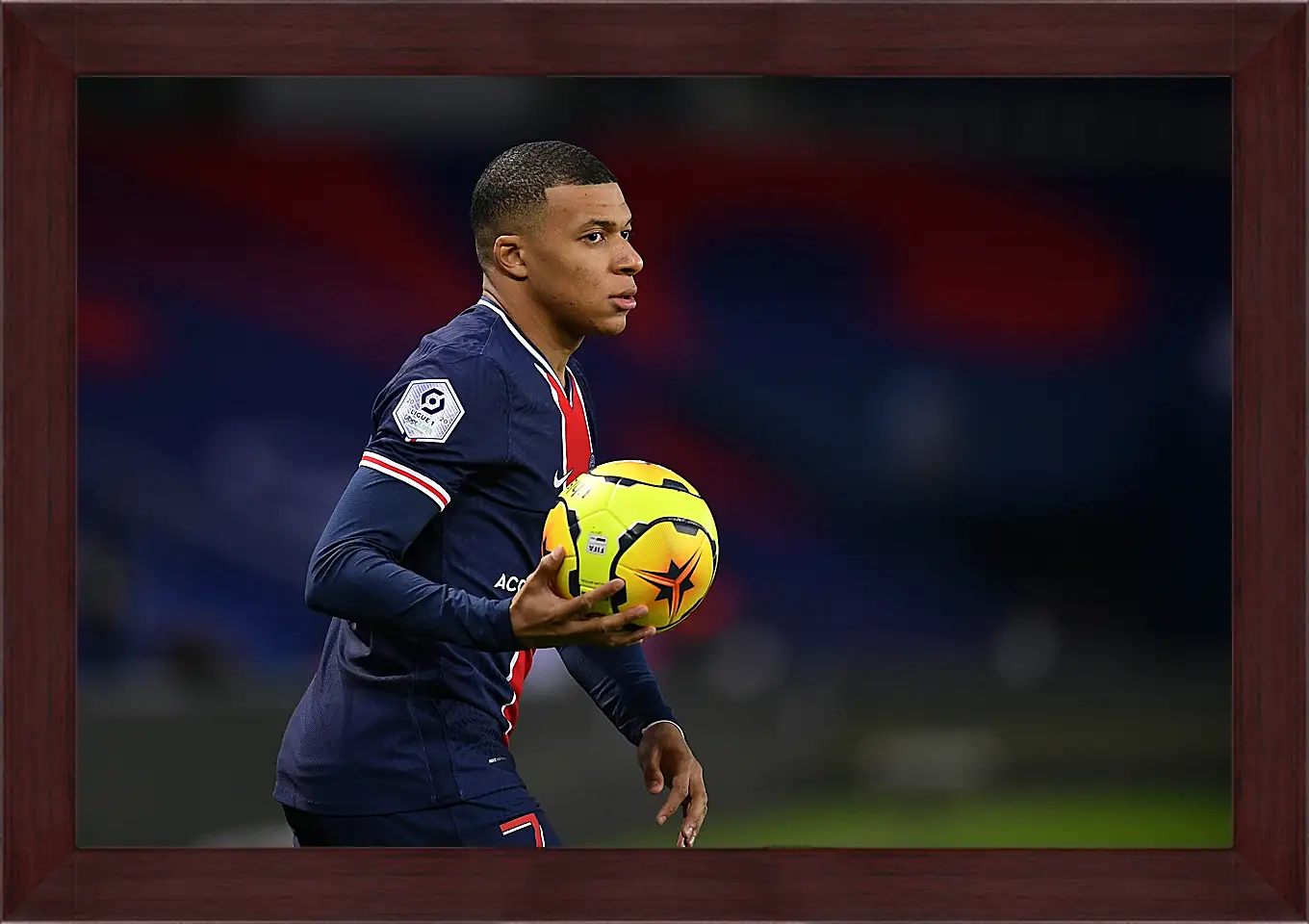 Картина в раме - Килиан Мбаппе. Kylian Mbappé