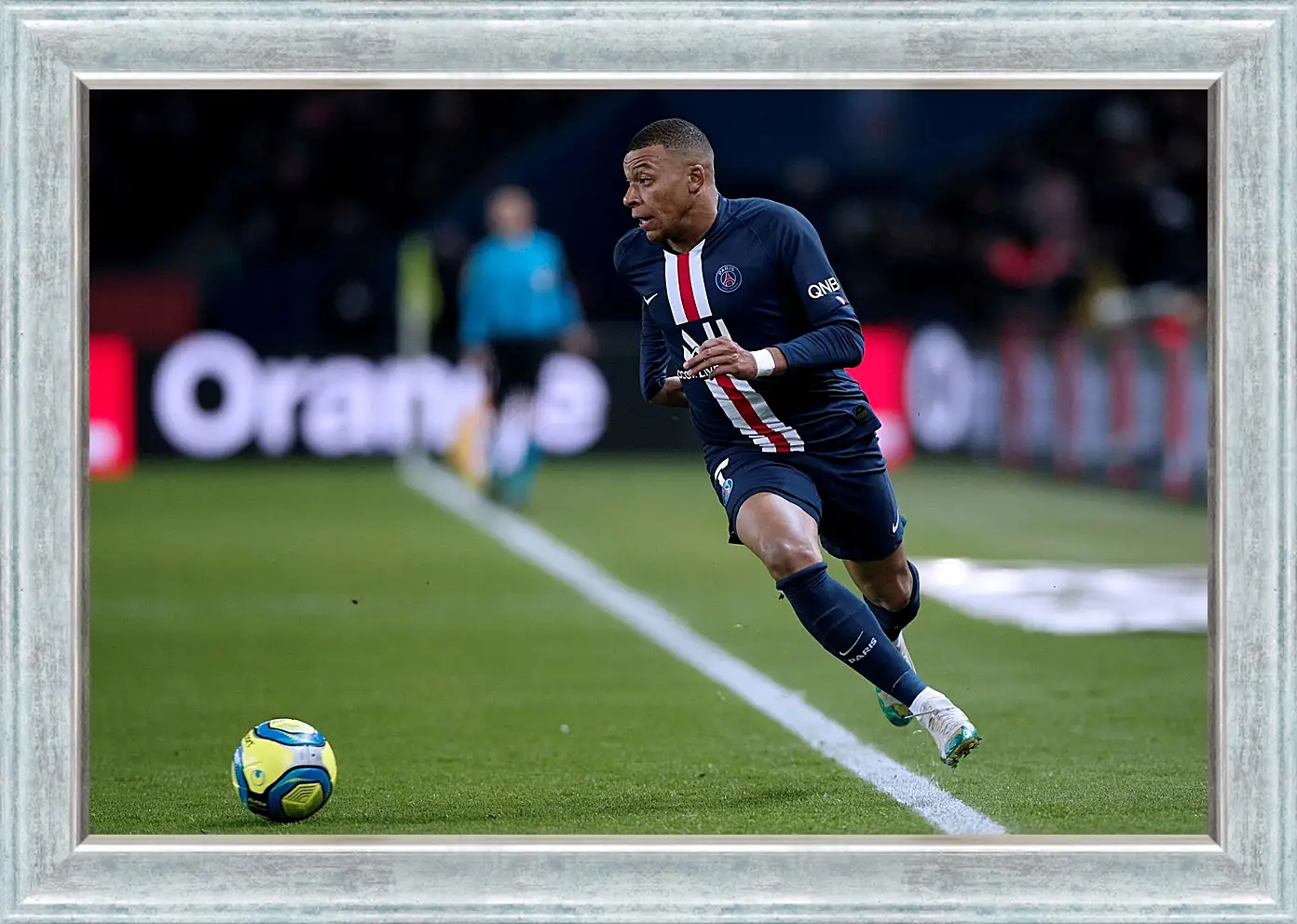 Картина в раме - Килиан Мбаппе. Kylian Mbappé