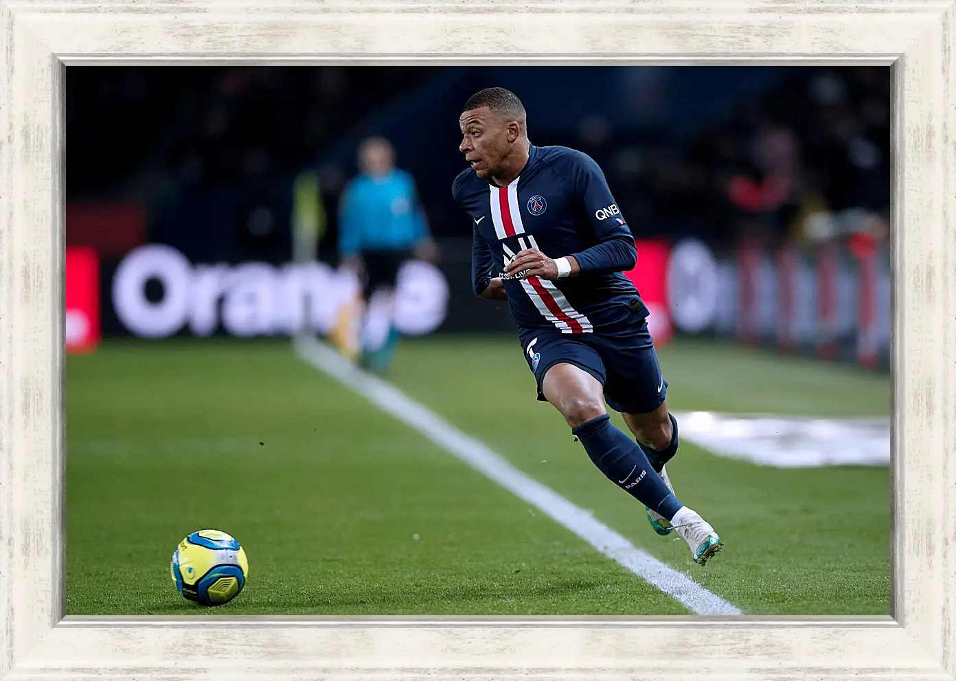 Картина в раме - Килиан Мбаппе. Kylian Mbappé