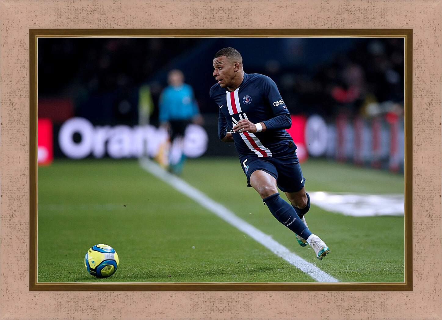 Картина в раме - Килиан Мбаппе. Kylian Mbappé