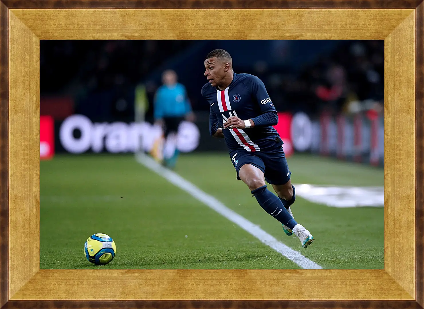 Картина в раме - Килиан Мбаппе. Kylian Mbappé