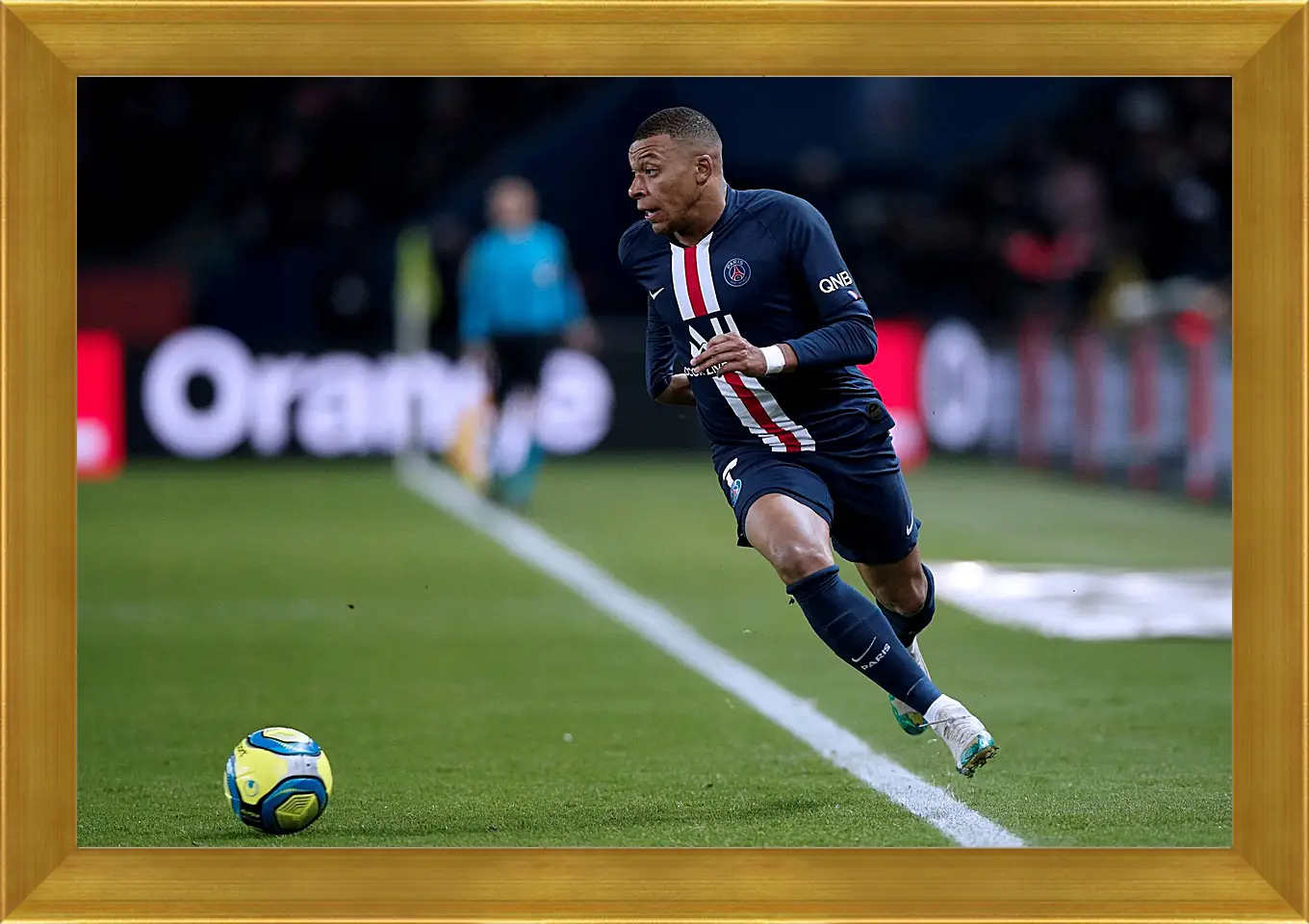 Картина в раме - Килиан Мбаппе. Kylian Mbappé