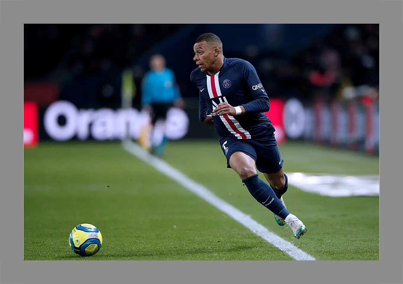 Картина в раме - Килиан Мбаппе. Kylian Mbappé