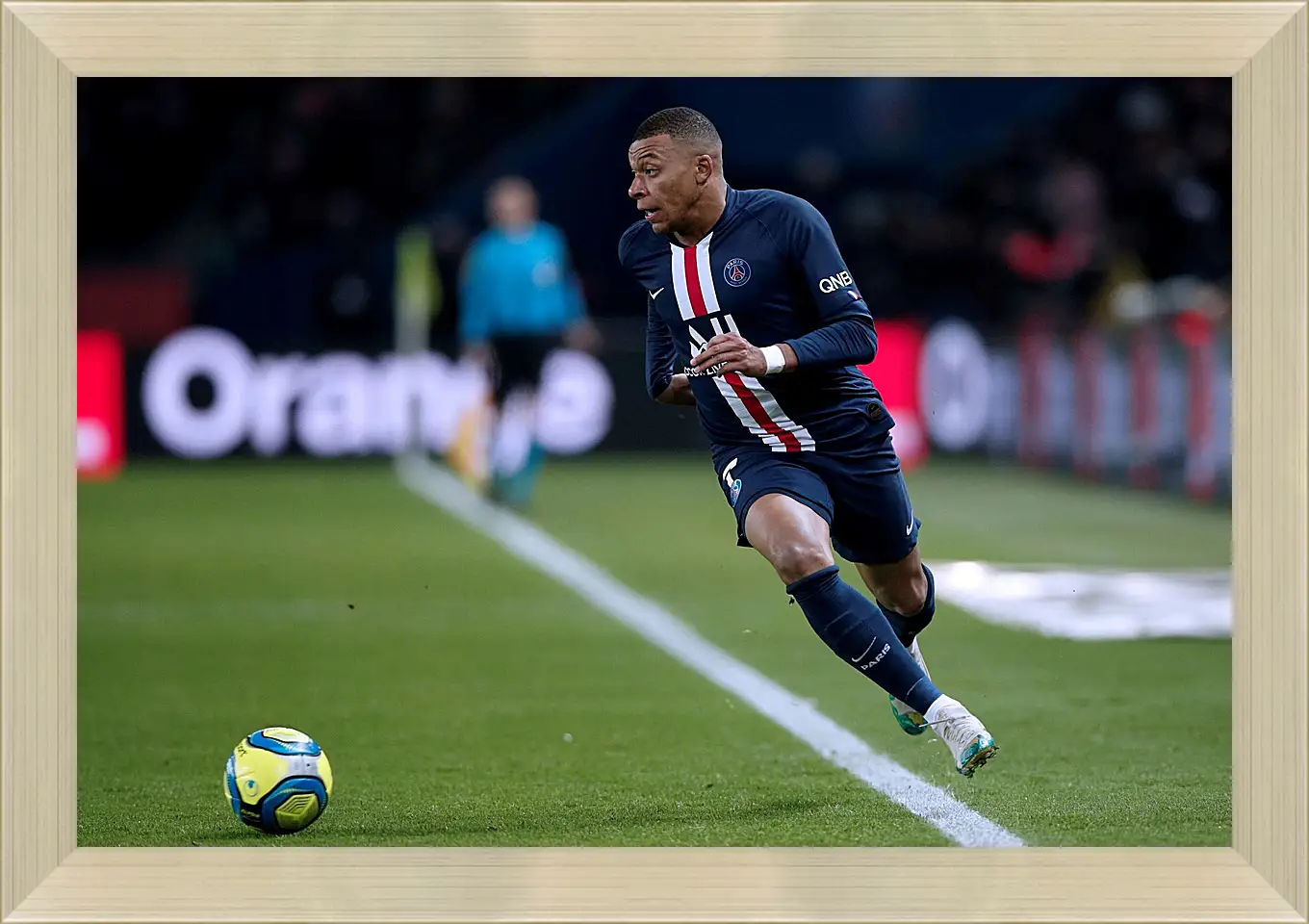 Картина в раме - Килиан Мбаппе. Kylian Mbappé