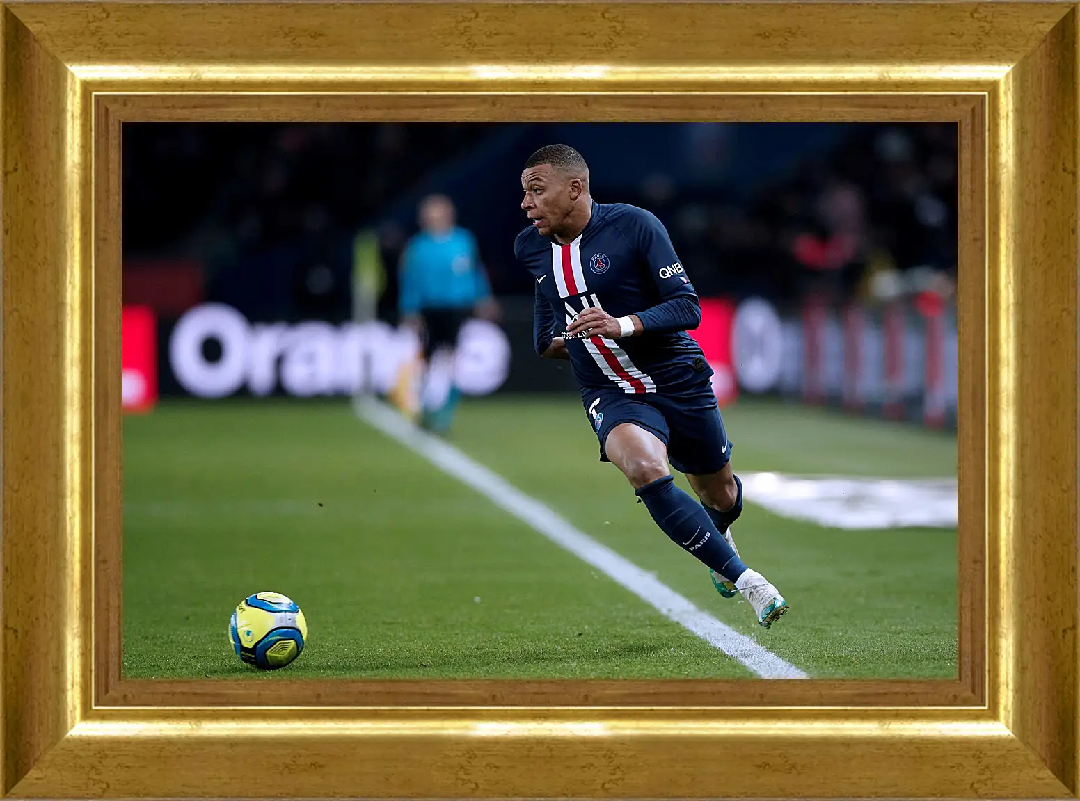 Картина в раме - Килиан Мбаппе. Kylian Mbappé