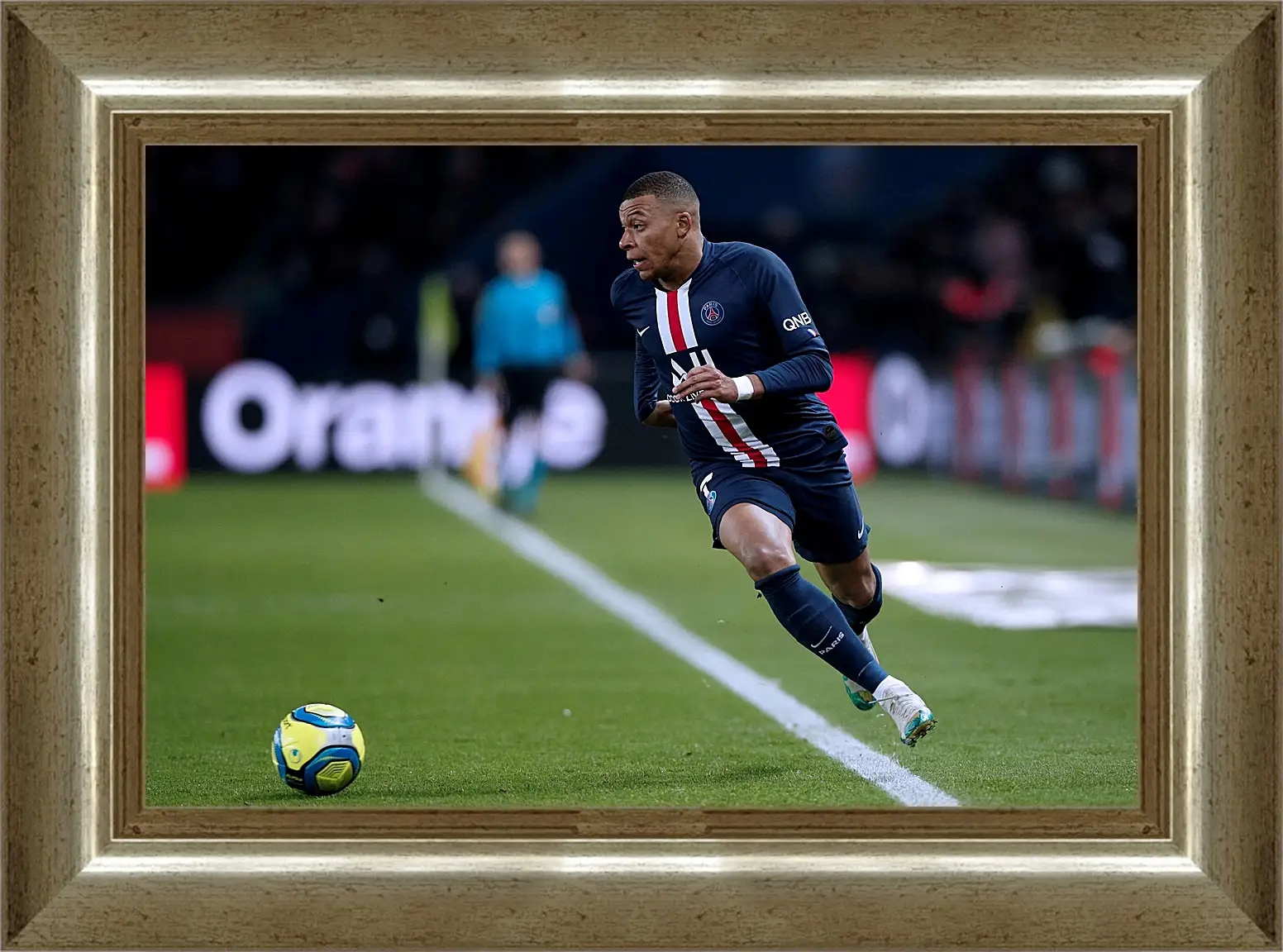 Картина в раме - Килиан Мбаппе. Kylian Mbappé