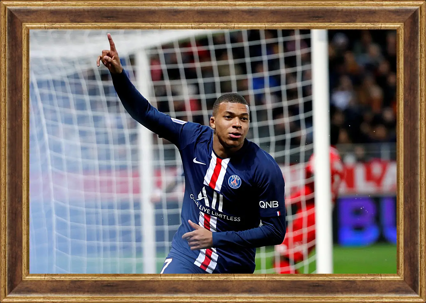 Картина в раме - Килиан Мбаппе. Kylian Mbappé