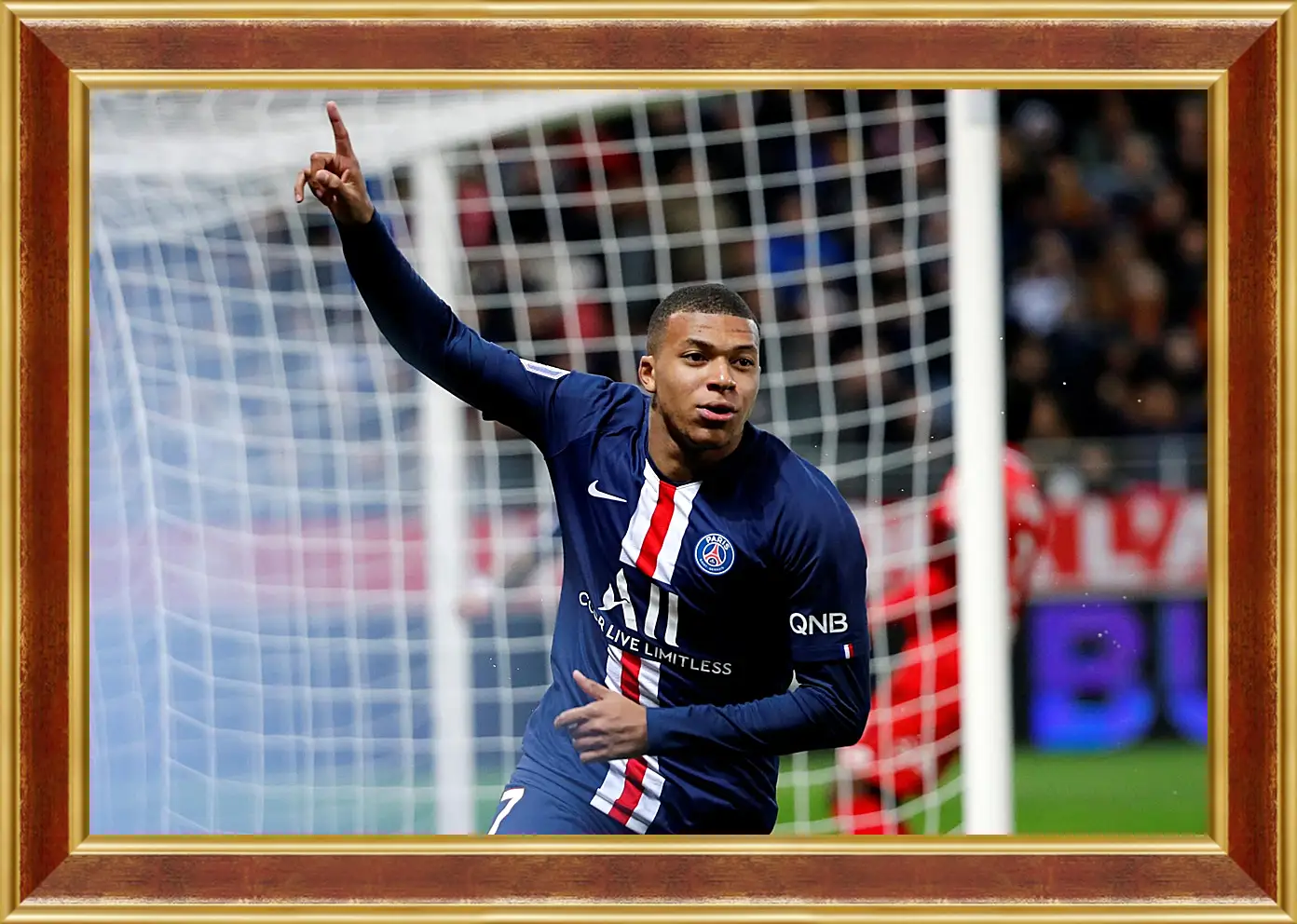 Картина в раме - Килиан Мбаппе. Kylian Mbappé