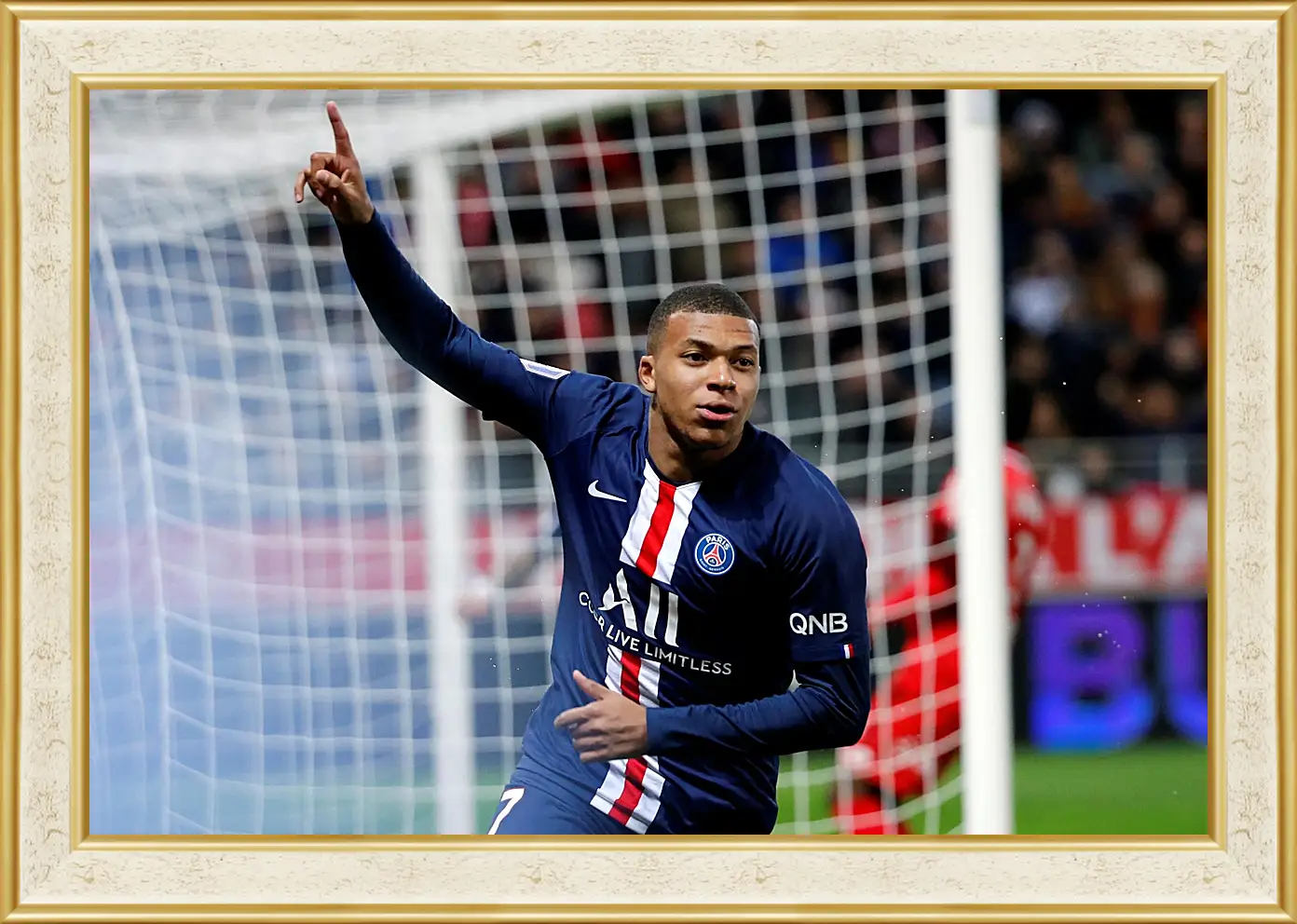 Картина в раме - Килиан Мбаппе. Kylian Mbappé