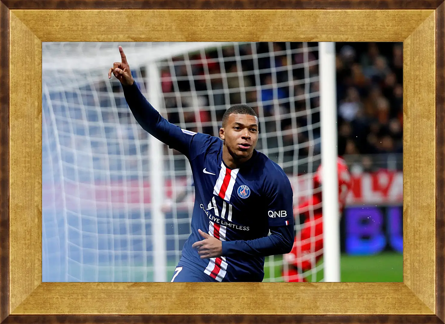 Картина в раме - Килиан Мбаппе. Kylian Mbappé