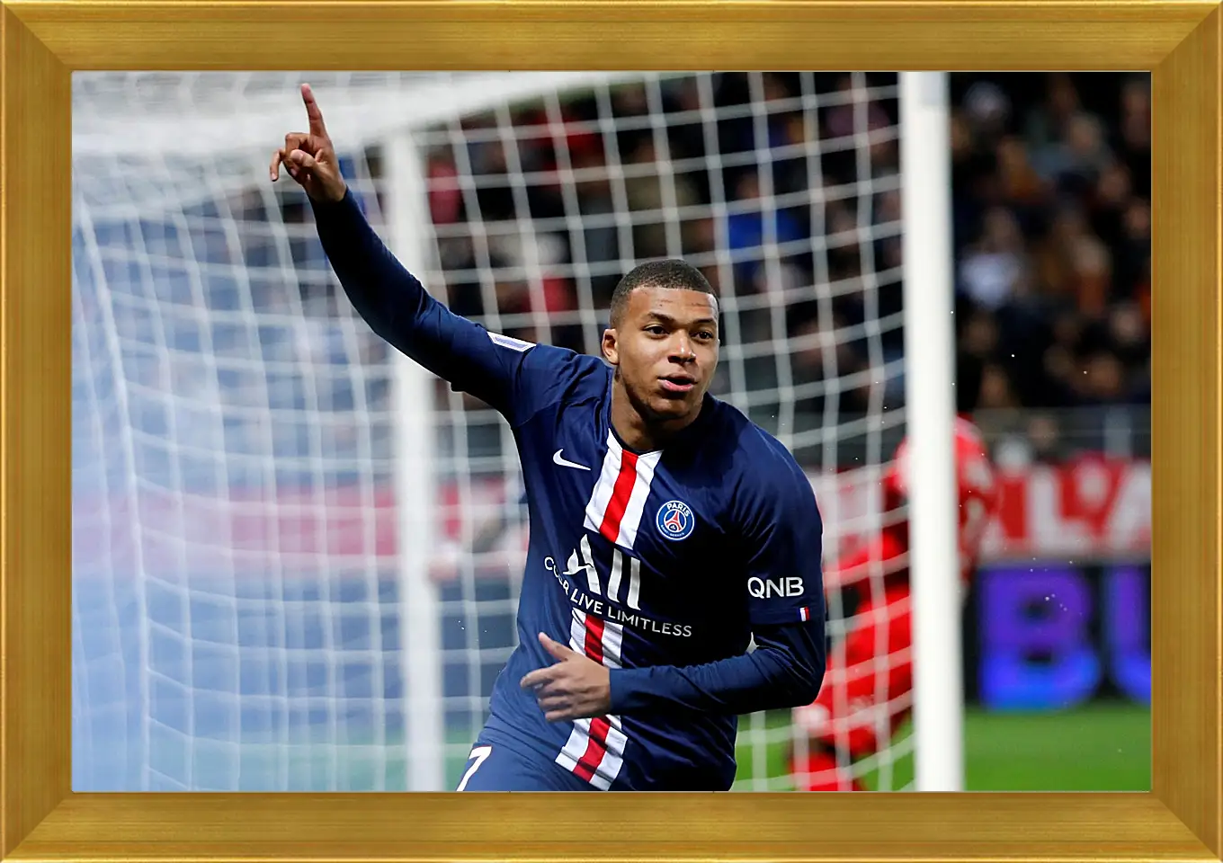 Картина в раме - Килиан Мбаппе. Kylian Mbappé