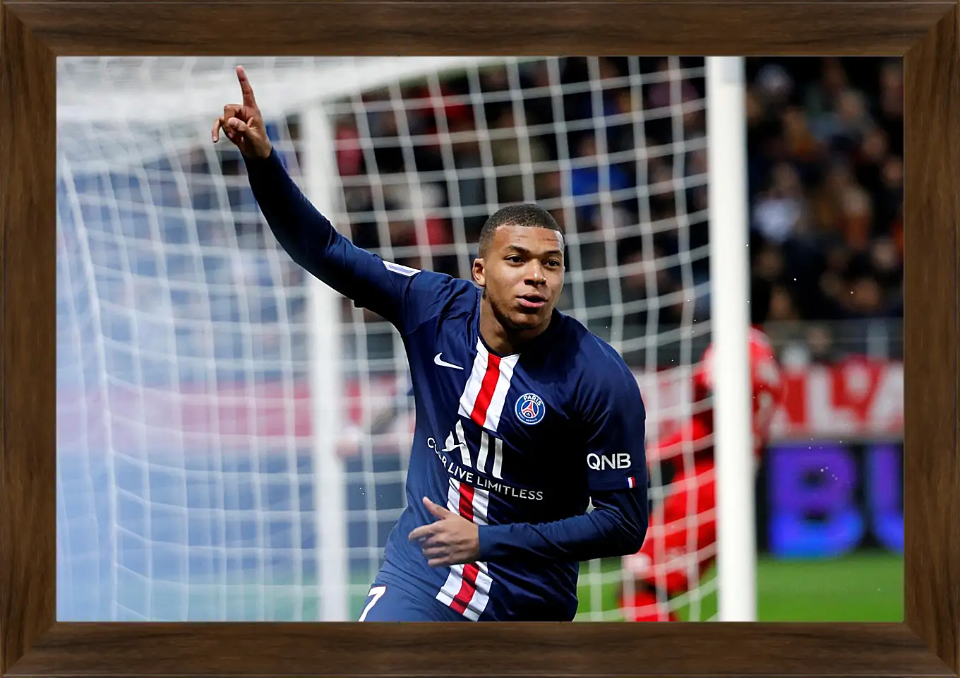 Картина в раме - Килиан Мбаппе. Kylian Mbappé